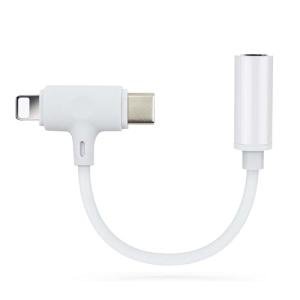 2-in-1 USB-C to 3.5mm Headphone Adapter