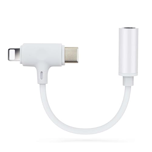 2-in-1 USB-C to 3.5mm Headphone Adapter