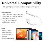 GlatJiBo USB-C to 3.5mm Earphone Adapters - 2 Pack