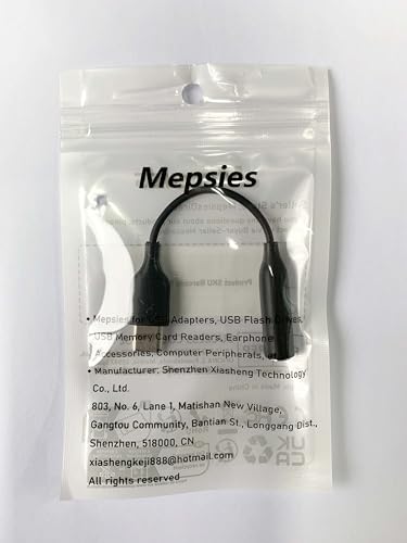 USB-C to 3.5mm Audio Adapter - Black