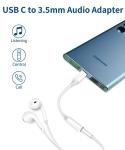 USB-C to 3.5mm Audio Adapter for Devices