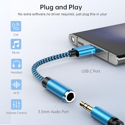USB-C to 3.5mm Headphone Jack Adapter