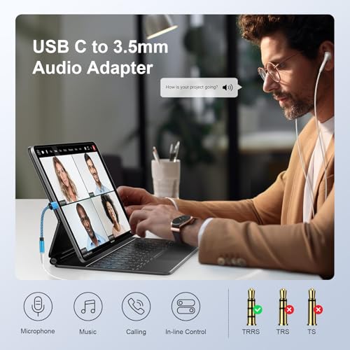 USB-C to 3.5mm Headphone Jack Adapter