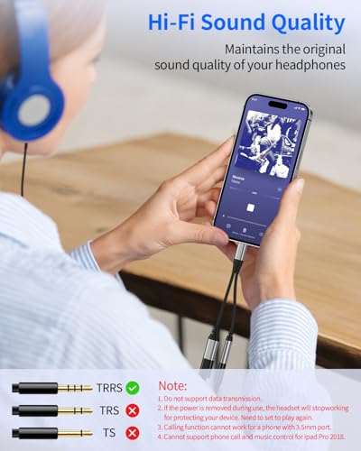 USB-C to 3.5mm Headphone & Charger Adapter