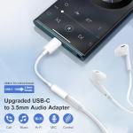 USB-C to 3.5mm Audio Headphone Adapter