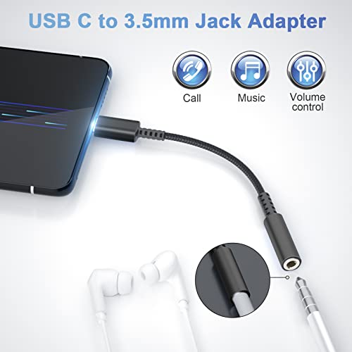 USB-C to 3.5mm Audio Adapter with DAC