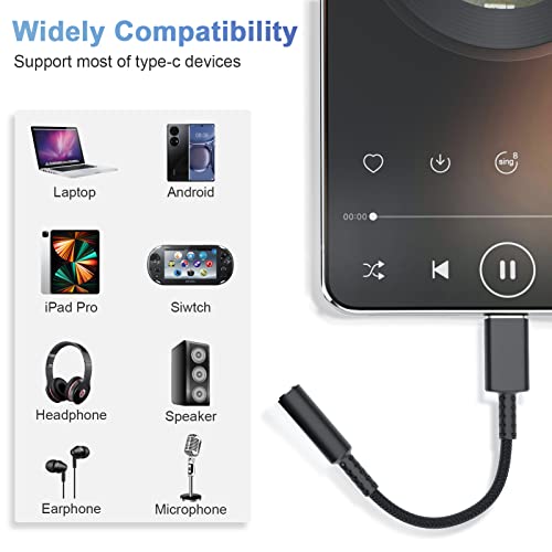 USB-C to 3.5mm Audio Adapter with DAC