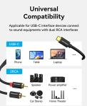 Vention USB-C to RCA Audio Cable 1.5m