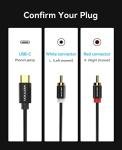 Vention USB-C to RCA Audio Cable 1.5m