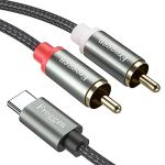 USB-C to 2 RCA Audio Cable for Devices