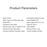 Vention USB-C to RCA Audio Cable, 1.5M