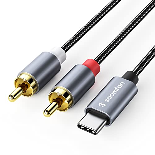 SOOMFON USB-C to RCA Audio Cable 2M