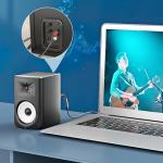 USB-C to Dual RCA Audio Cable - Black