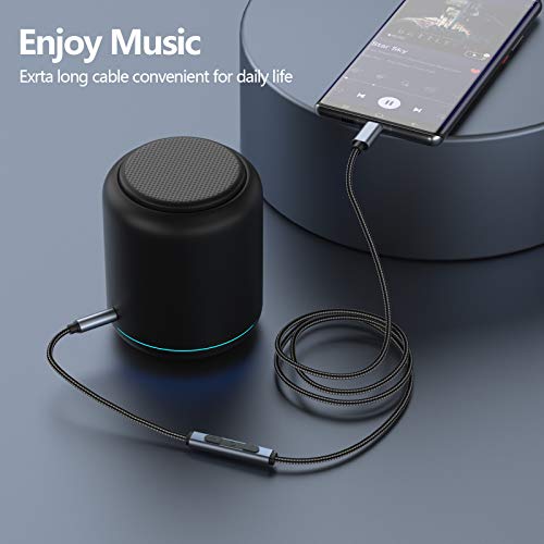 USB-C to 3.5mm Aux Audio Cable with Mic