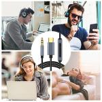 USB-C to 3.5mm Aux Audio Cable with Mic