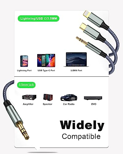 USB-C to 3.5mm Audio Cable, 1.2M