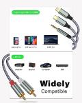 USB-C to RCA Audio Adapter Cable, 3 in 1