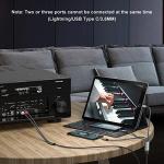 USB-C to RCA Audio Adapter Cable, 3 in 1