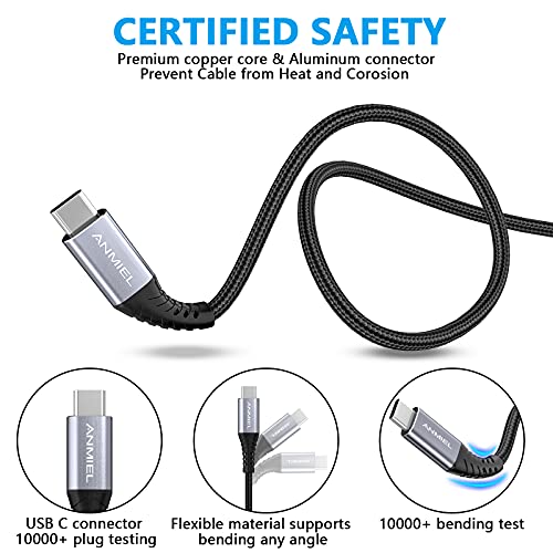 Fast Charging Braided USB-C Cable for Samsung & More