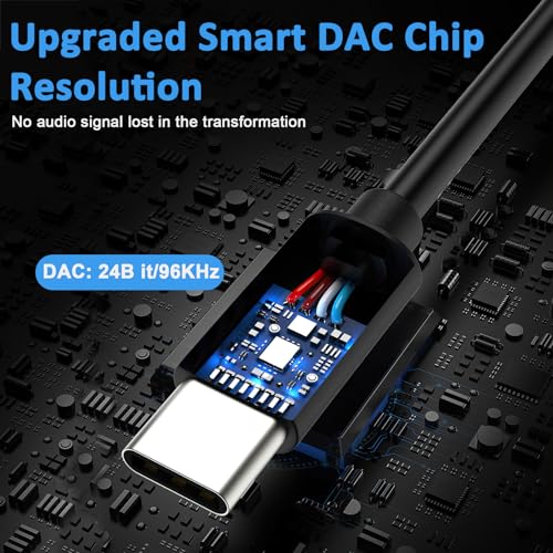 USB-C to 3.5mm Aux Audio Cable