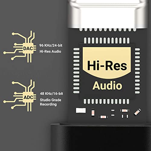 Cubilux USB-C to TRS Headphone Microphone Splitter