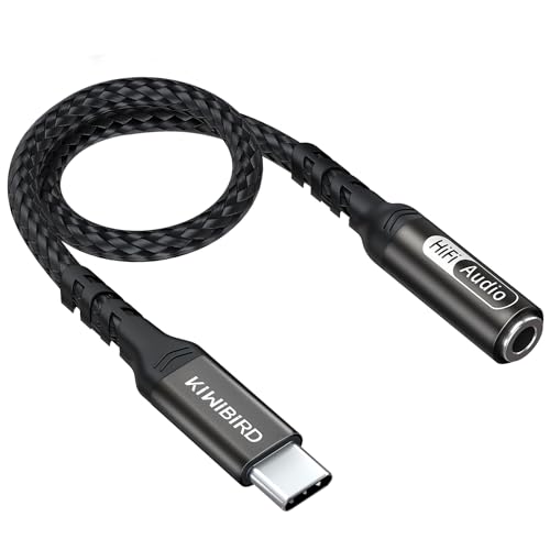 KiwiBird USB-C to 3.5mm Audio Adapter