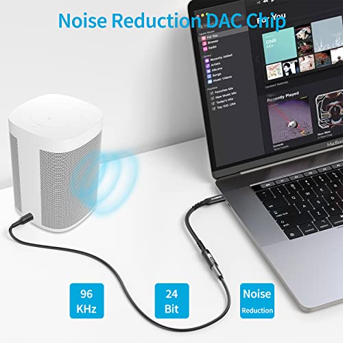 KiwiBird USB-C to 3.5mm Audio Adapter