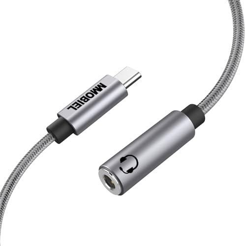 USB-C to 3.5mm Headphone Adapter with Microphone