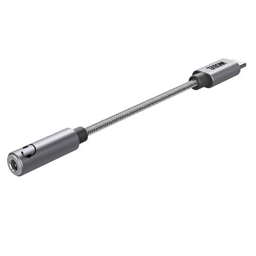 USB-C to 3.5mm Headphone Adapter with Microphone