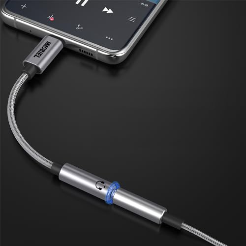 USB-C to 3.5mm Headphone Adapter with Microphone