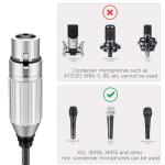 Braided USB-C to XLR Microphone Audio Cable