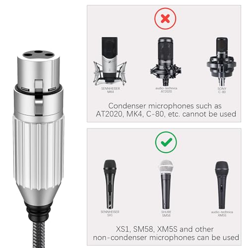 Braided USB-C to XLR Microphone Audio Cable