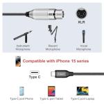 Braided USB-C to XLR Microphone Audio Cable