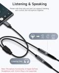 ZOOAUX USB-C Dual 3.5mm Audio Adapter
