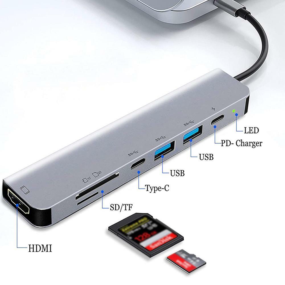 7-in-1 USB-C Hub with 4K HDMI & PD Charging