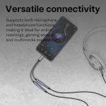 USB-C to Dual 3.5mm Audio Splitter Adapter