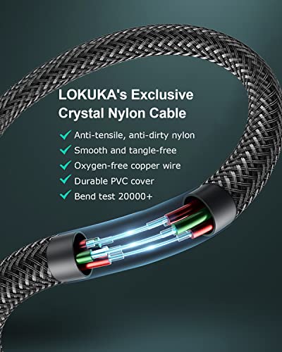 LOKUKA USB-C Dual 3.5mm Headphone Splitter