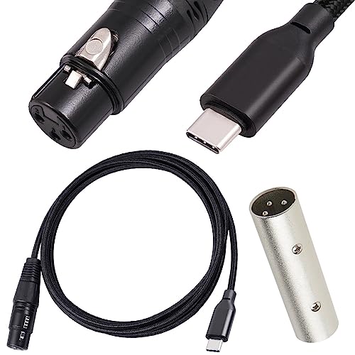 USB-C to XLR Female Microphone Adapter Cable 2M