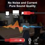 USB-C to 1/4 TS Audio Adapter Cable - 30cm