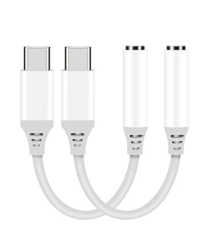 2-Pack USB-C to 3.5mm Audio Adapters
