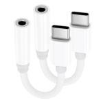 Apple MFi Certified USB-C to 3.5mm Adapter 2-Pack