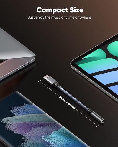 USB-C to 3.5mm Audio Adapter Dongle