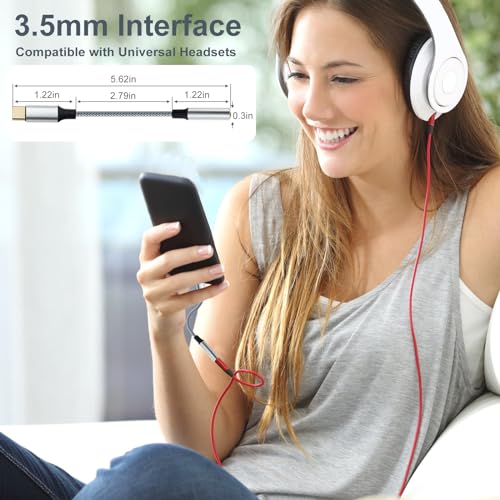 USB-C to 3.5mm Headphone Adapter for Devices