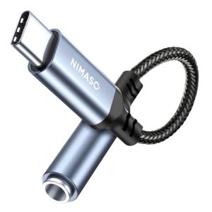 USB-C to 3.5mm Audio Adapter with Hi-Res DAC