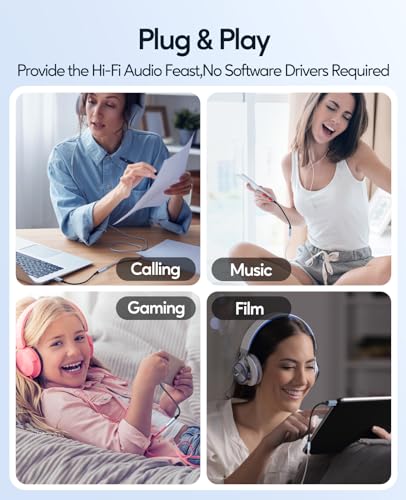 NIMASO USB-C to 3.5mm Audio Adapter