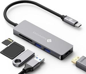 5-in-1 USB-C hub with HDMI & SD