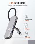 5-in-1 USB-C hub with HDMI & SD