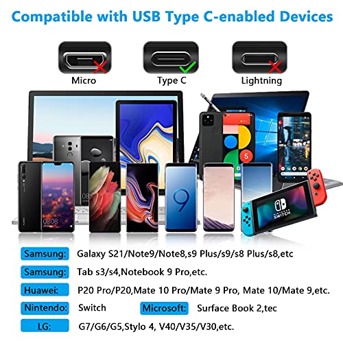 Fast Charging Braided USB-C Cable for Samsung & More