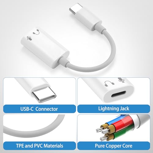 Apple MFi USB-C to Lightning Audio Adapter