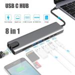 8-in-1 USB-C Hub for Macbook Pro/Air